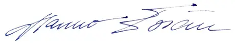 Signature of Hanno Erian